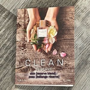 New clean reserve skin blend sample